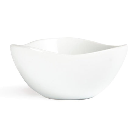 Olympia Whiteware Wavy Bowls 105mm (12 Pack)