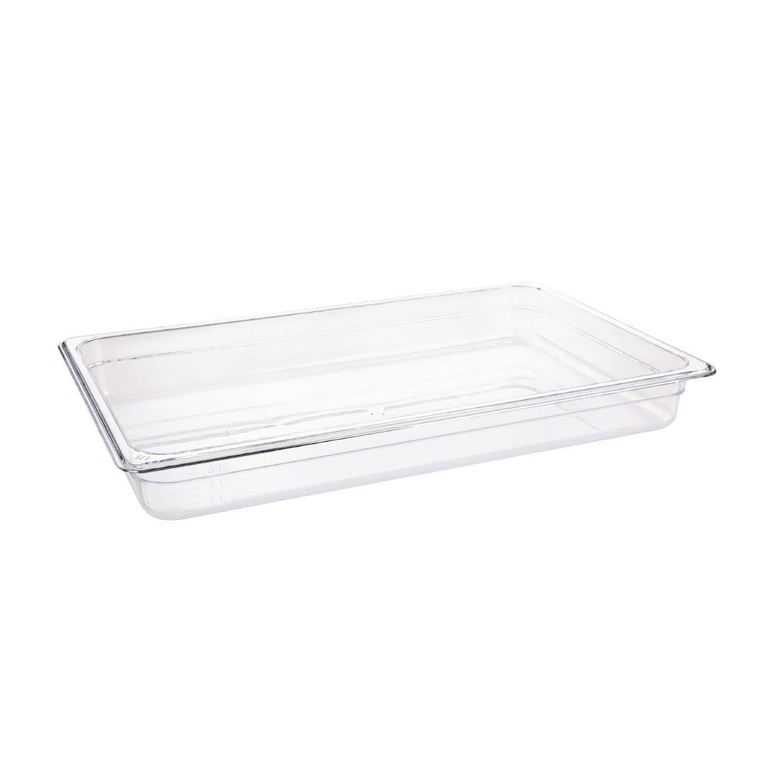 Vogue ABS Gastronorm Tray Clear GN 1/1 65mm