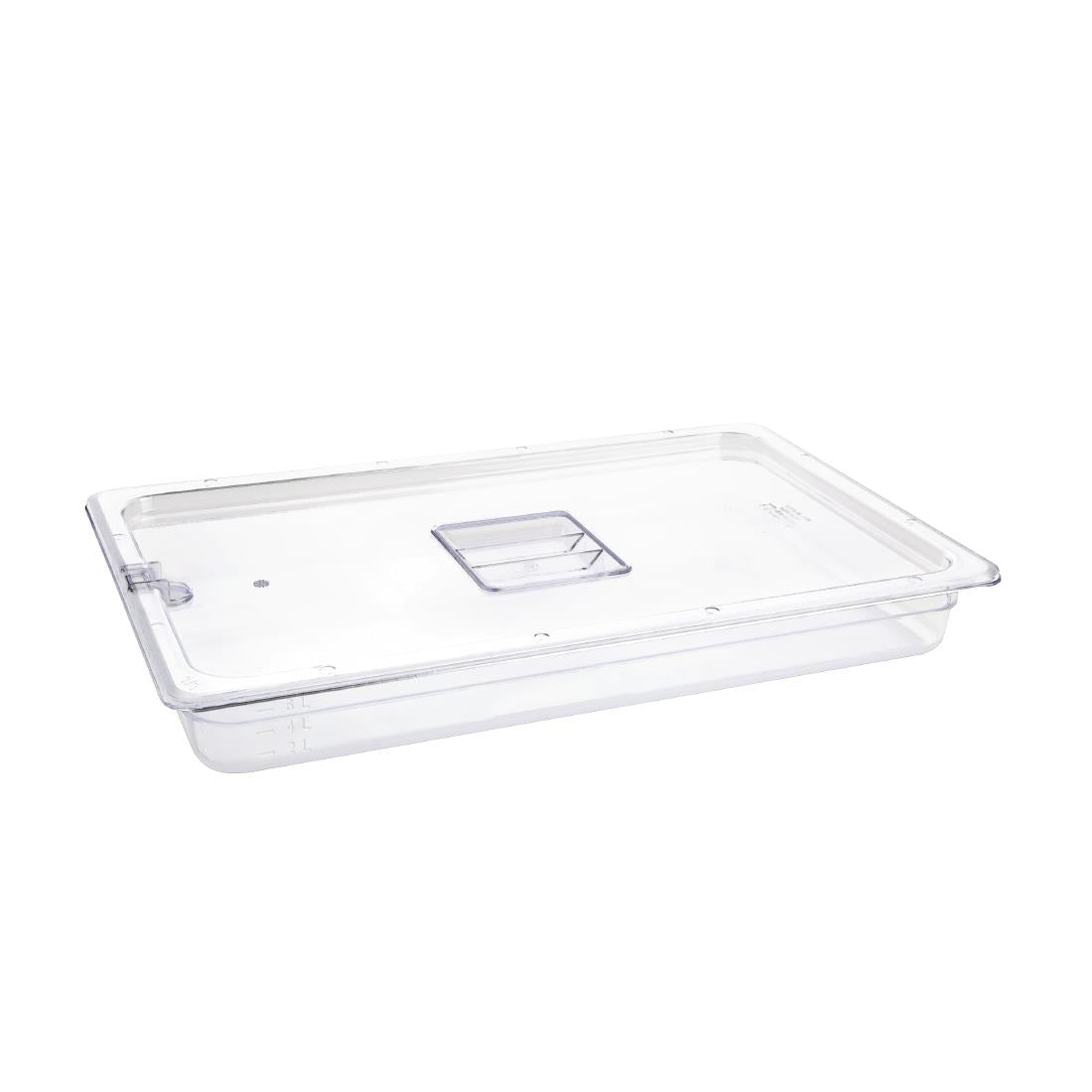 Vogue ABS Gastronorm Tray Clear GN 1/1 65mm