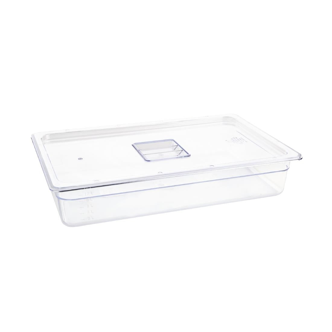 Vogue ABS Gastronorm Tray Clear GN 1/1 100mm