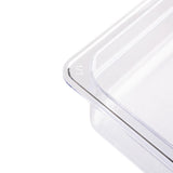 Vogue ABS Gastronorm Tray Clear GN 1/1 100mm