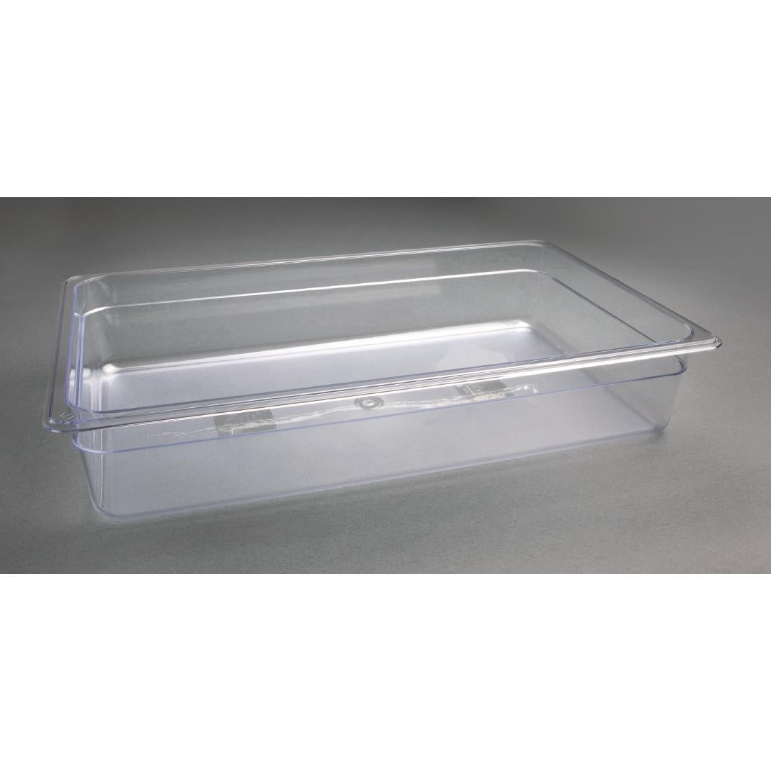 Vogue ABS Gastronorm Tray Clear GN 1/1 100mm