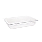 Vogue ABS Gastronorm Tray Clear GN 1/2 65mm