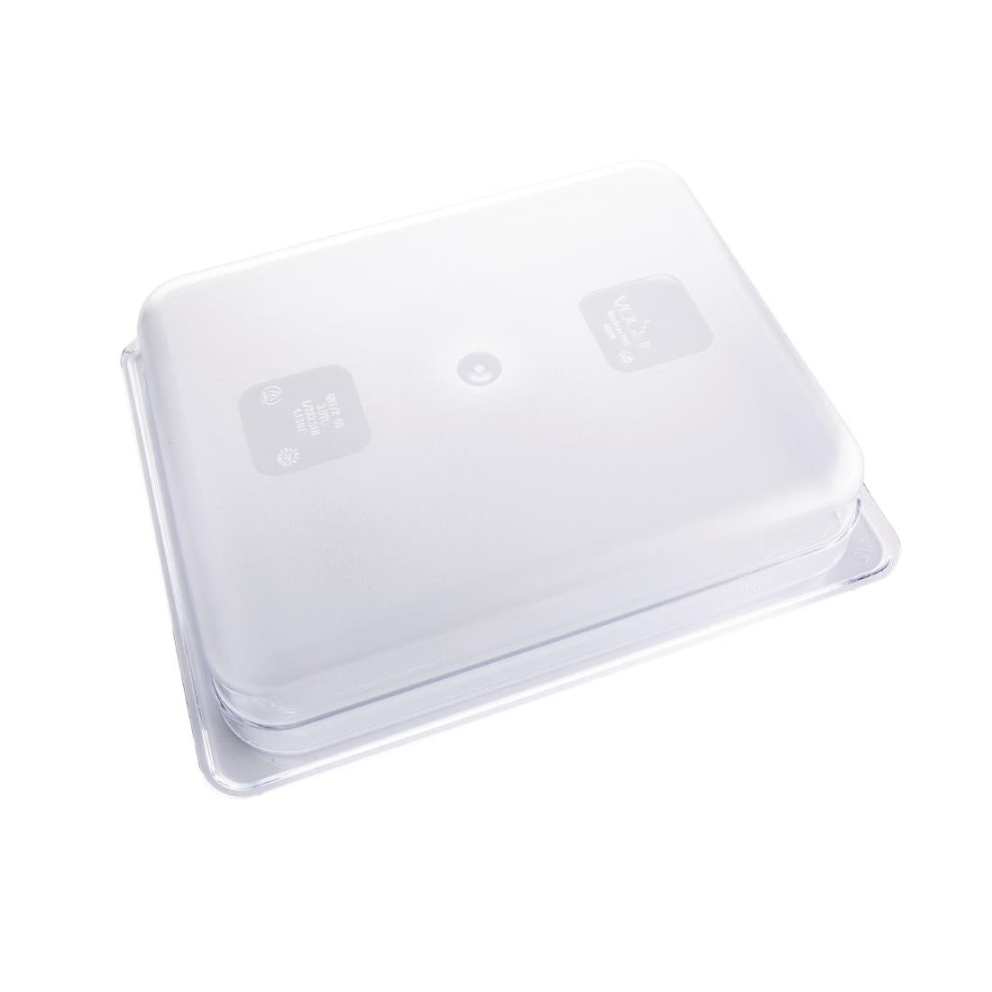 Vogue ABS Gastronorm Tray Clear GN 1/2 65mm