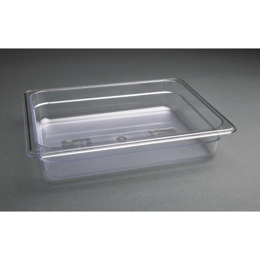 Vogue ABS Gastronorm Tray Clear GN 1/2 65mm