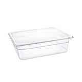 Vogue ABS Gastronorm Tray Clear GN 1/2 100mm