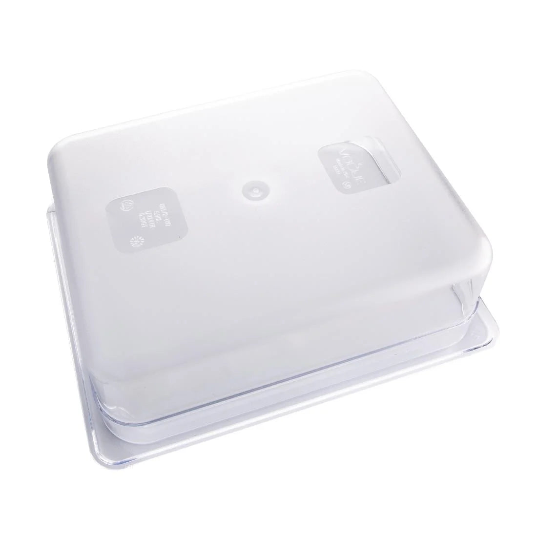 Vogue ABS Gastronorm Tray Clear GN 1/2 100mm