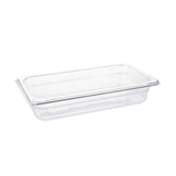 Vogue ABS Gastronorm Tray Clear GN 1/3 65mm