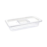 Vogue ABS Gastronorm Tray Clear GN 1/3 65mm
