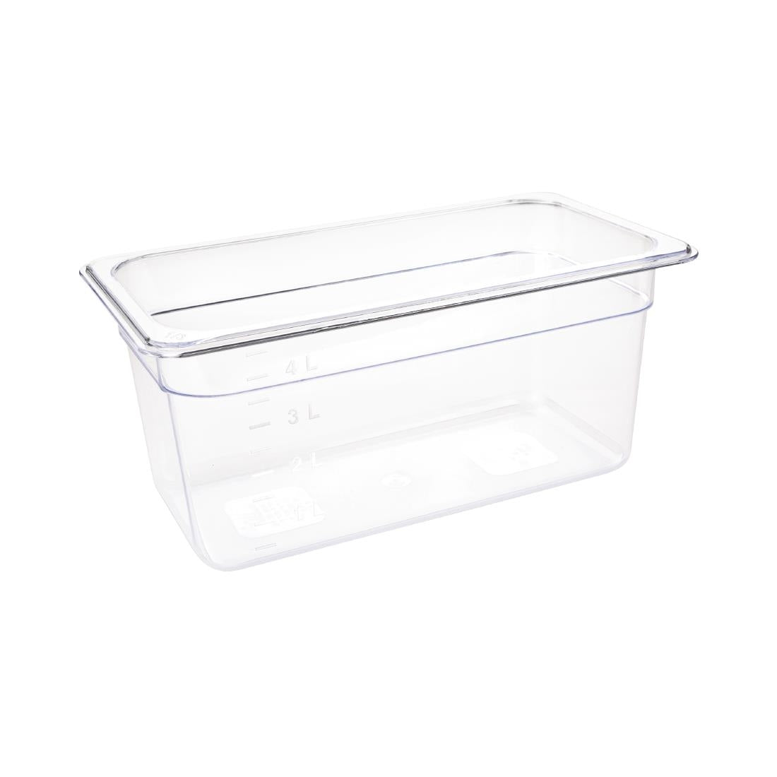 Vogue ABS Gastronorm Tray Clear GN 1/3 150mm