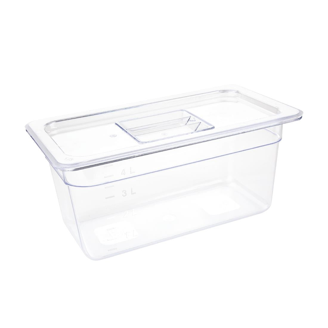 Vogue ABS Gastronorm Tray Clear GN 1/3 150mm