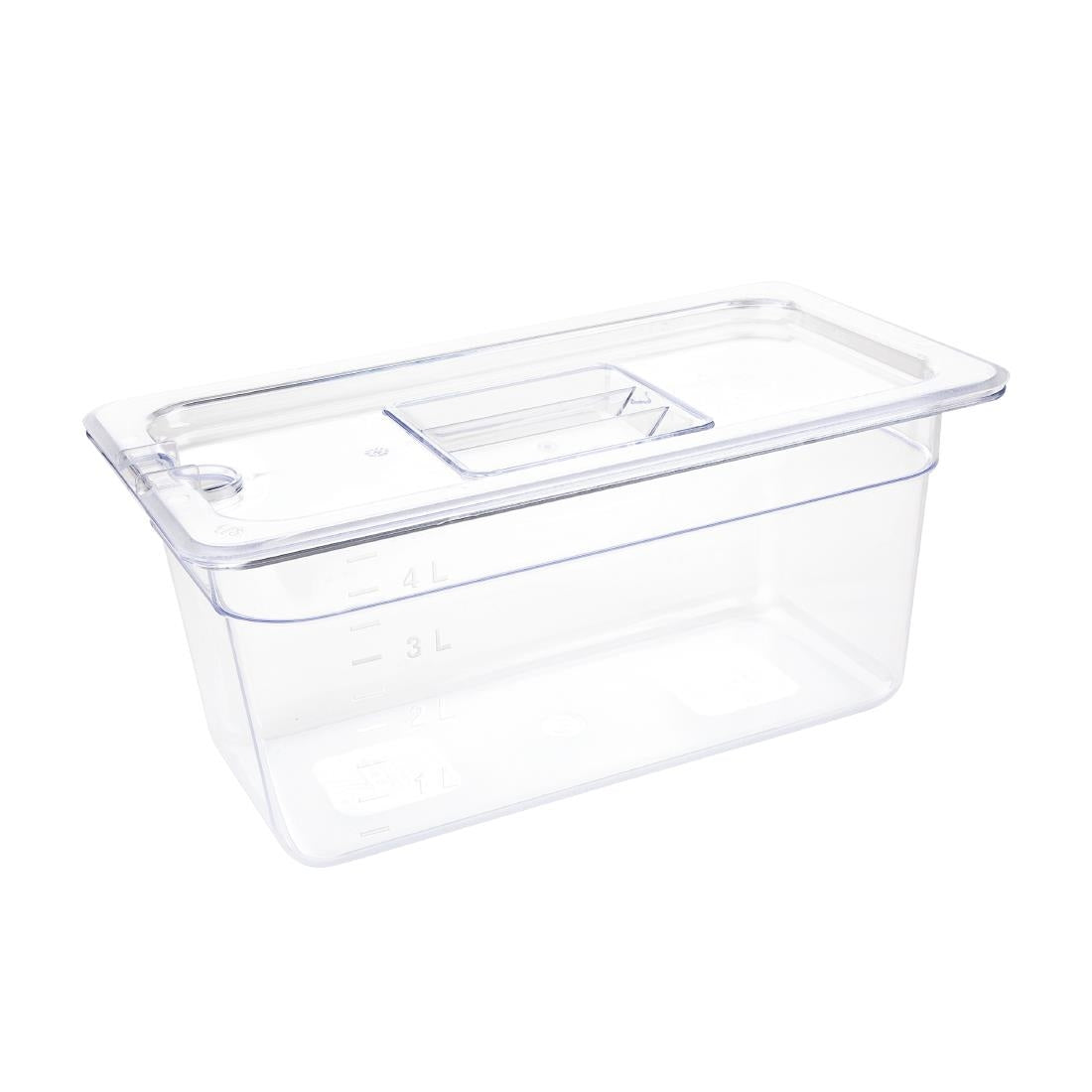 Vogue ABS Gastronorm Tray Clear GN 1/3 150mm