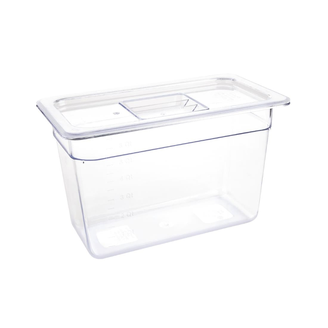 Vogue ABS Gastronorm Tray Clear GN 1/3 200mm