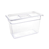 Vogue ABS Gastronorm Tray Clear GN 1/3 200mm