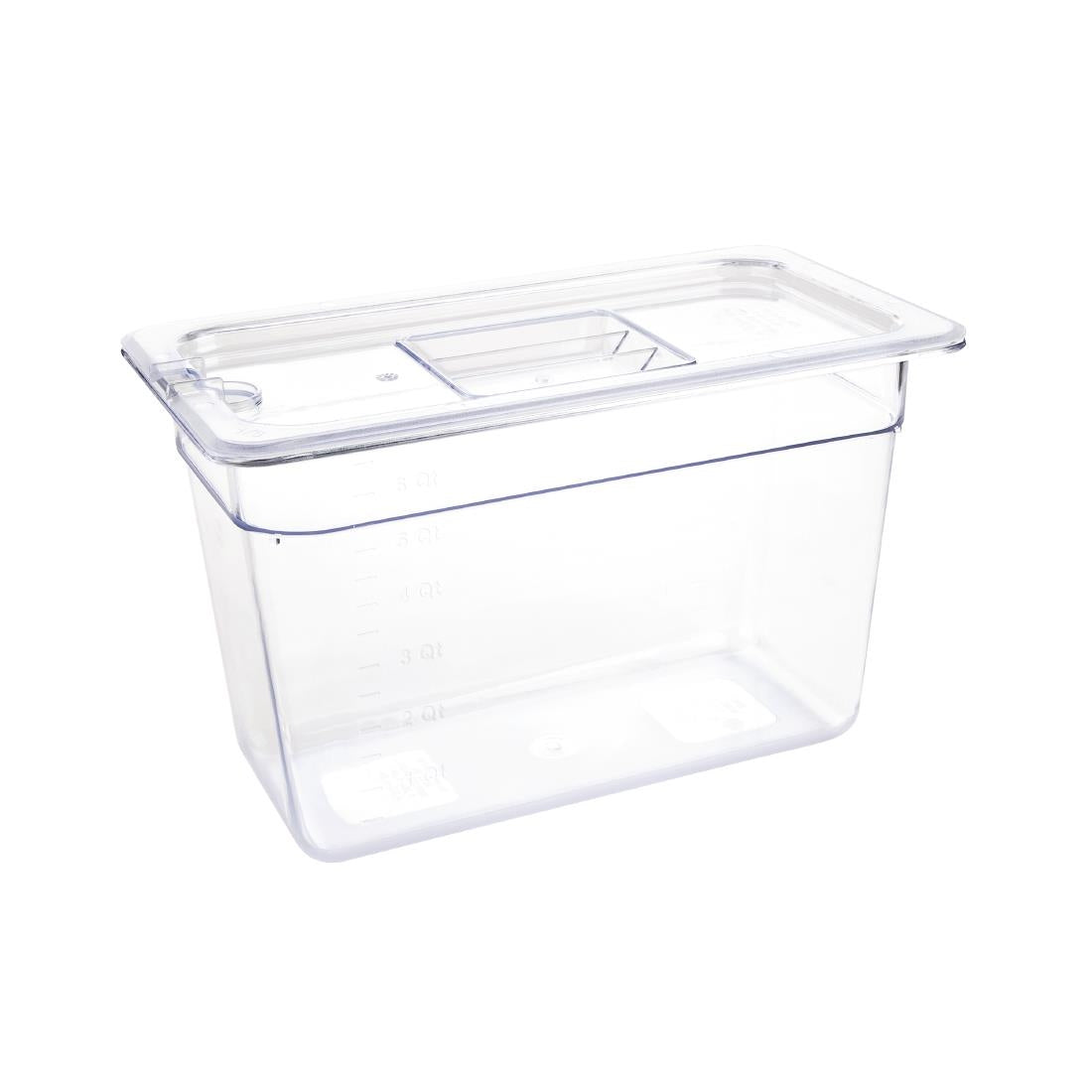 Vogue ABS Gastronorm Tray Clear GN 1/3 200mm