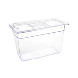 Vogue ABS Gastronorm Tray Clear GN 1/3 200mm