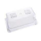 Vogue ABS Gastronorm Tray Clear GN 1/4 100mm