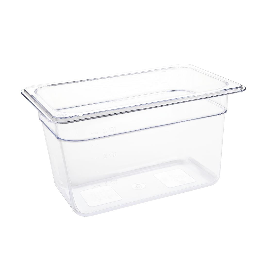 Vogue ABS Gastronorm Tray Clear GN 1/4 150mm