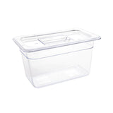 Vogue ABS Gastronorm Tray Clear GN 1/4 150mm
