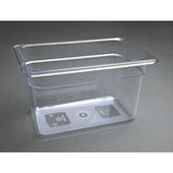 Vogue ABS Gastronorm Tray Clear GN 1/4 150mm
