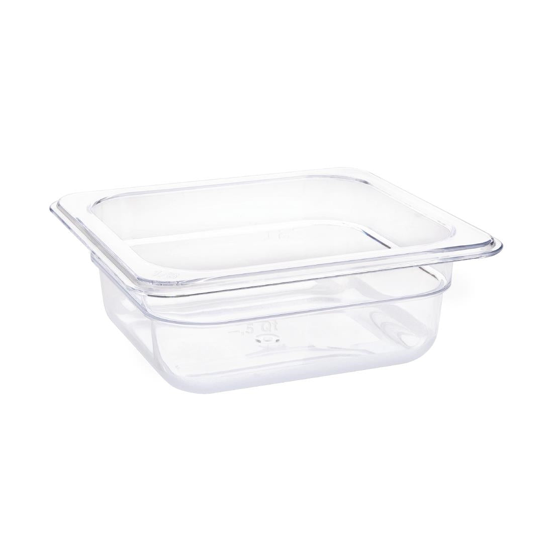 Vogue ABS Gastronorm Tray Clear GN 1/6 65mm