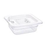 Vogue Polycarbonate 1/6 Gastronorm Container 65mm Clear