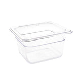 Vogue ABS Gastronorm Tray Clear GN 1/6 100mm