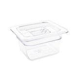 Vogue ABS Gastronorm Tray Clear GN 1/6 100mm