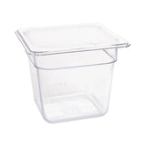 Vogue ABS Gastronorm Tray Clear GN 1/6 150mm