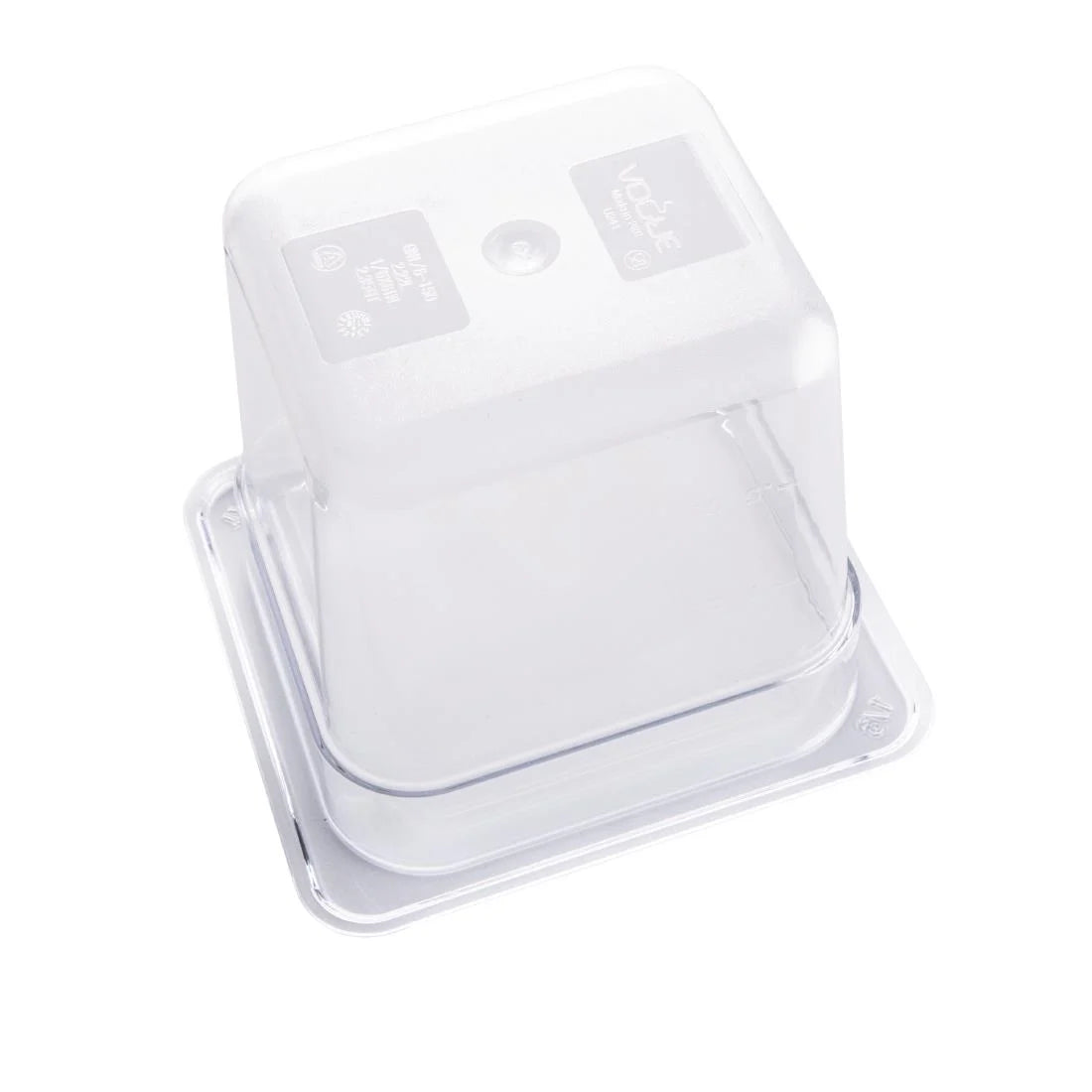 Vogue ABS Gastronorm Tray Clear GN 1/6 150mm