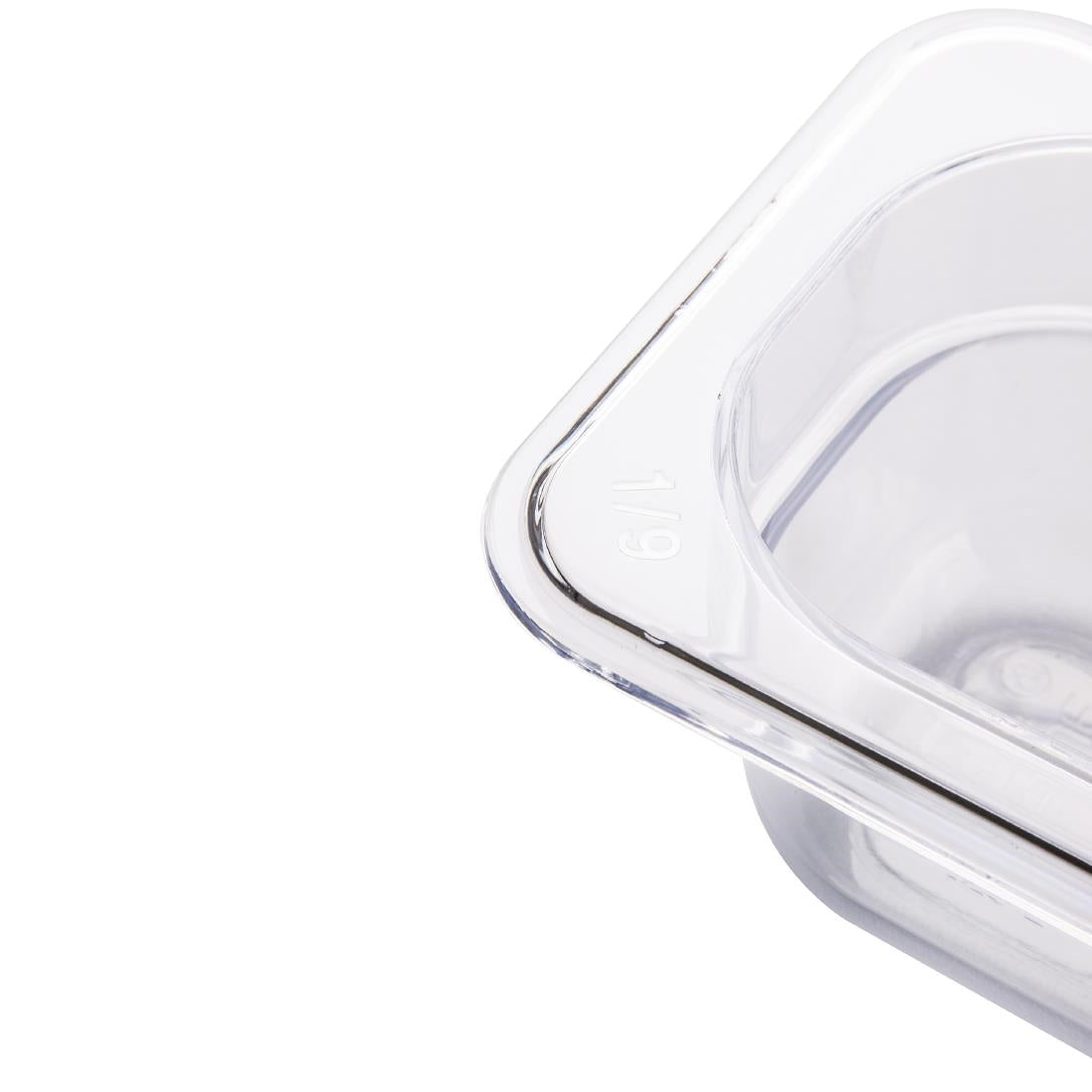 Vogue ABS Gastronorm Tray Clear GN 1/9 65mm