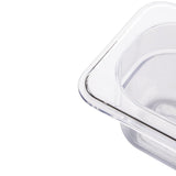 Vogue ABS Gastronorm Tray Clear GN 1/9 65mm