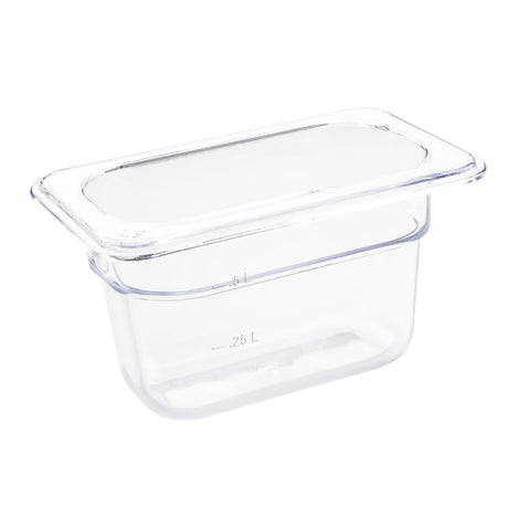 Durable Polycarbonate 1/9 Gastronorm Container
