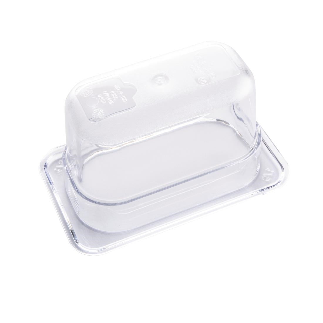 Vogue ABS Gastronorm Tray Clear GN 1/9 100mm