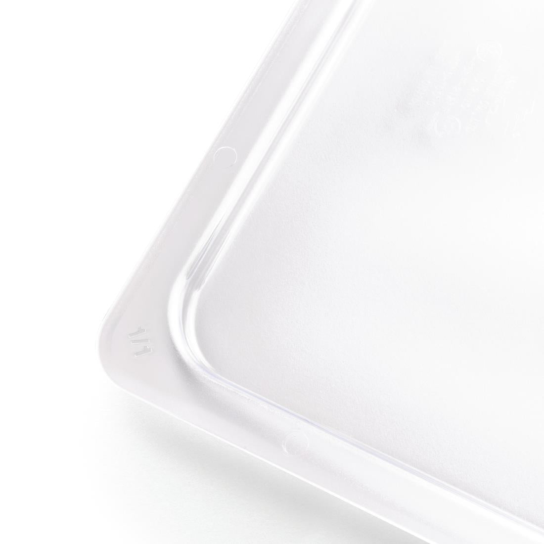 Vogue ABS Gastronorm Tray Lid Clear GN 1/1