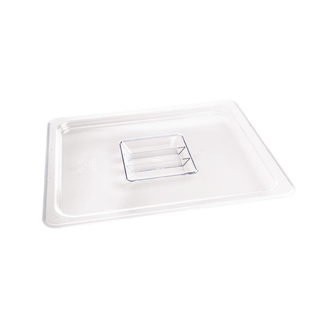 Vogue ABS Gastronorm Tray Lid Clear GN 1/2