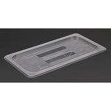 Vogue Polycarbonate 1/3 Gastronorm Lid Clear