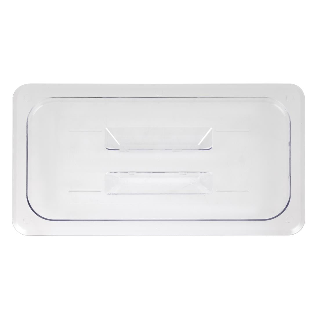 Vogue Polycarbonate 1/3 Gastronorm Lid Clear