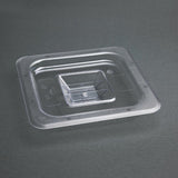 Vogue ABS Gastronorm Tray Lid Clear GN 1/6
