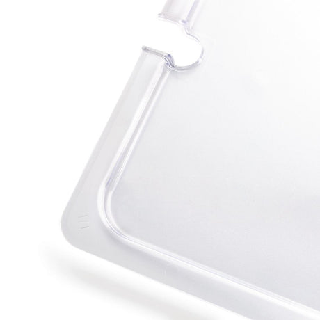 Vogue ABS Gastronorm Notched Lid GN 1/1