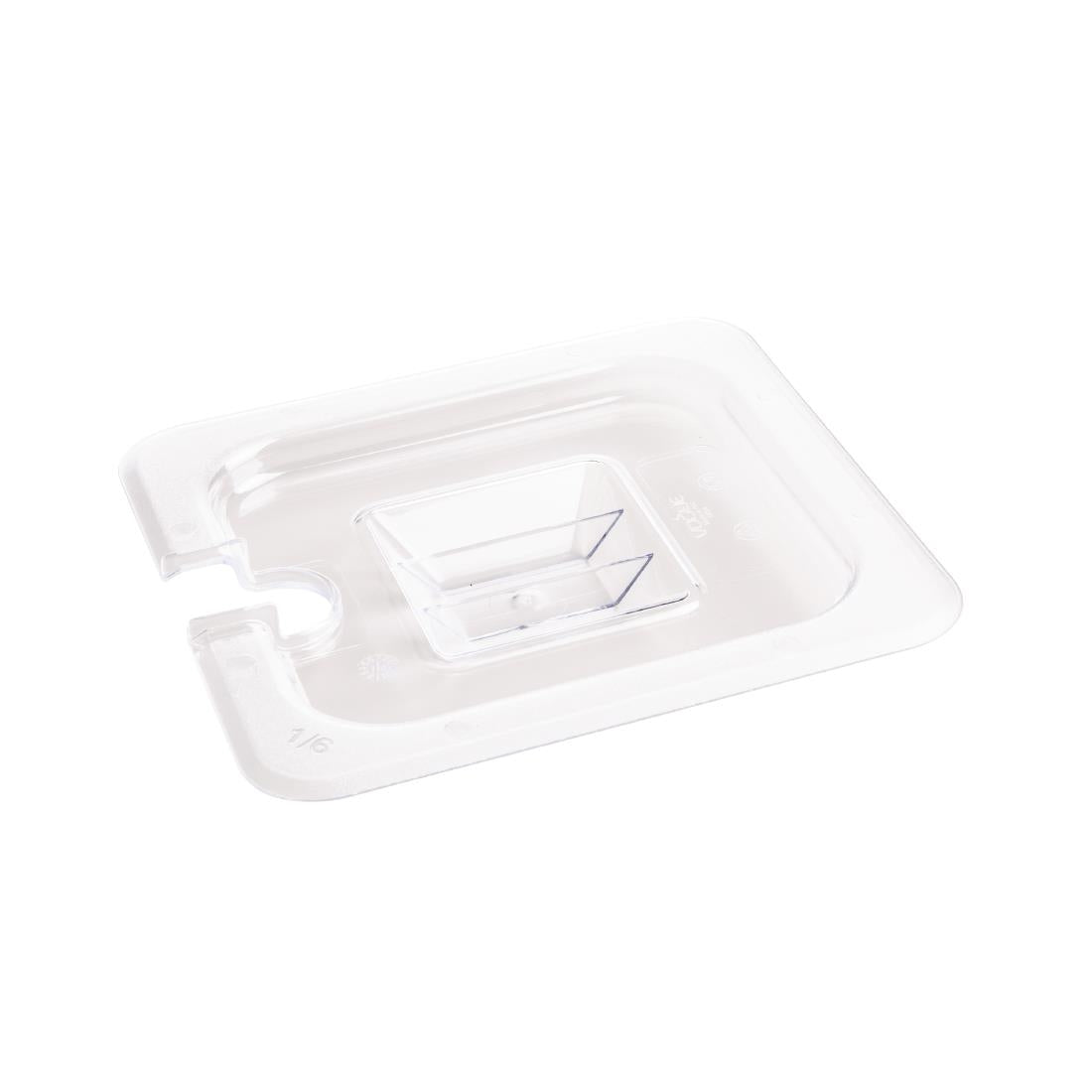 Vogue ABS Gastronorm Notched Lid GN 1/6