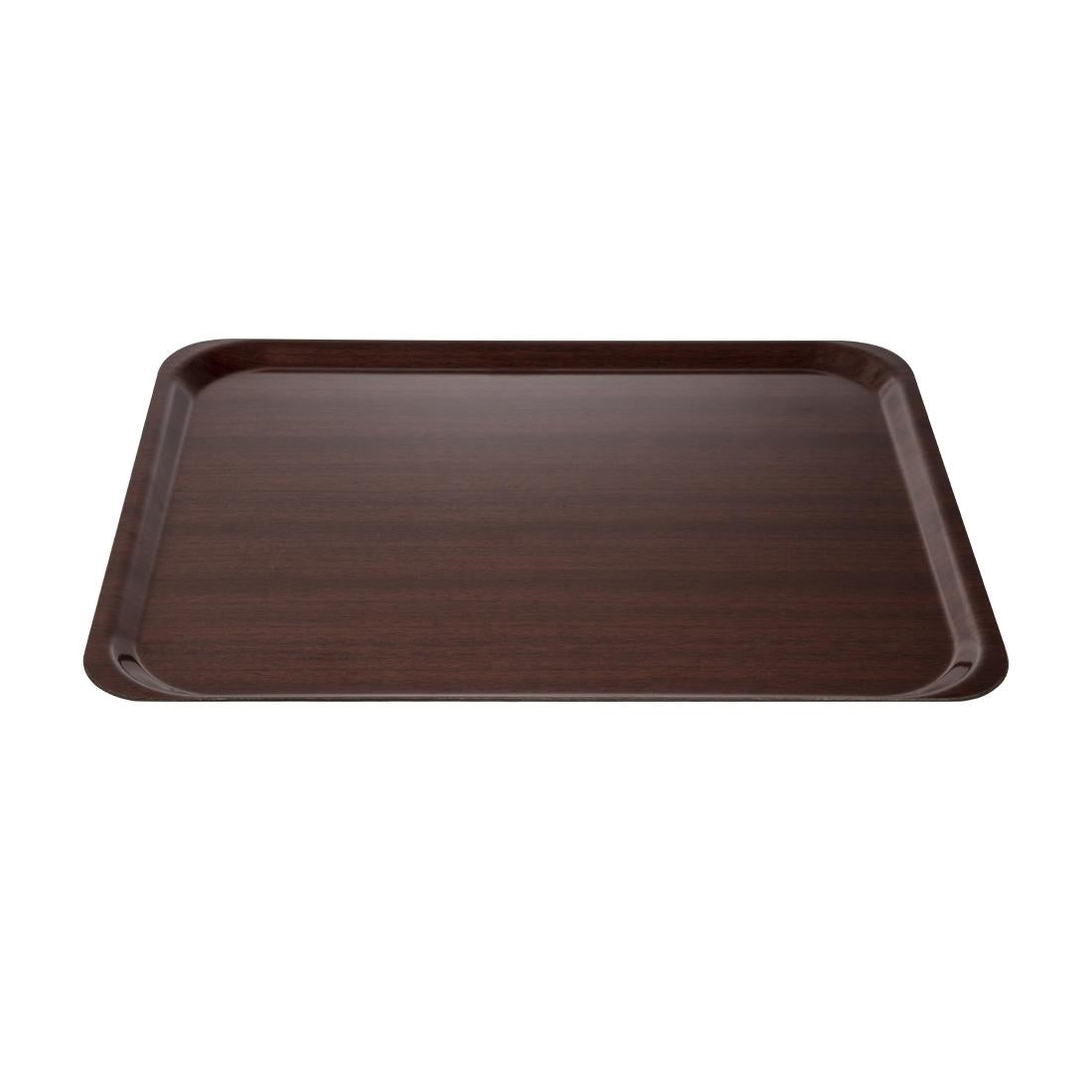 Cambro Capri Laminate Canteen Tray Mahogany 460mm