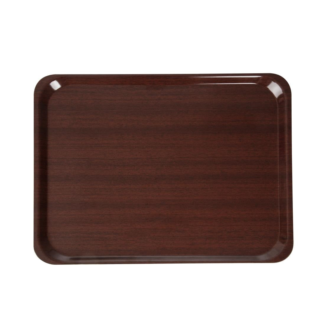 Cambro Capri Laminate Canteen Tray Mahogany 460mm