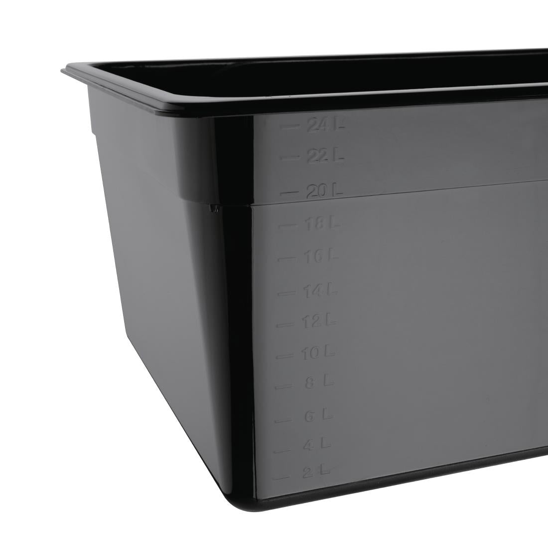 Vogue ABS Gastronorm Tray Black GN 1/1 200mm