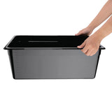 Vogue ABS Gastronorm Tray Black GN 1/1 200mm