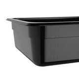Vogue ABS Gastronorm Tray Black GN 1/2 100mm