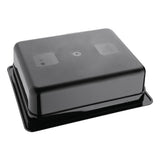 Vogue ABS Gastronorm Tray Black GN 1/2 100mm