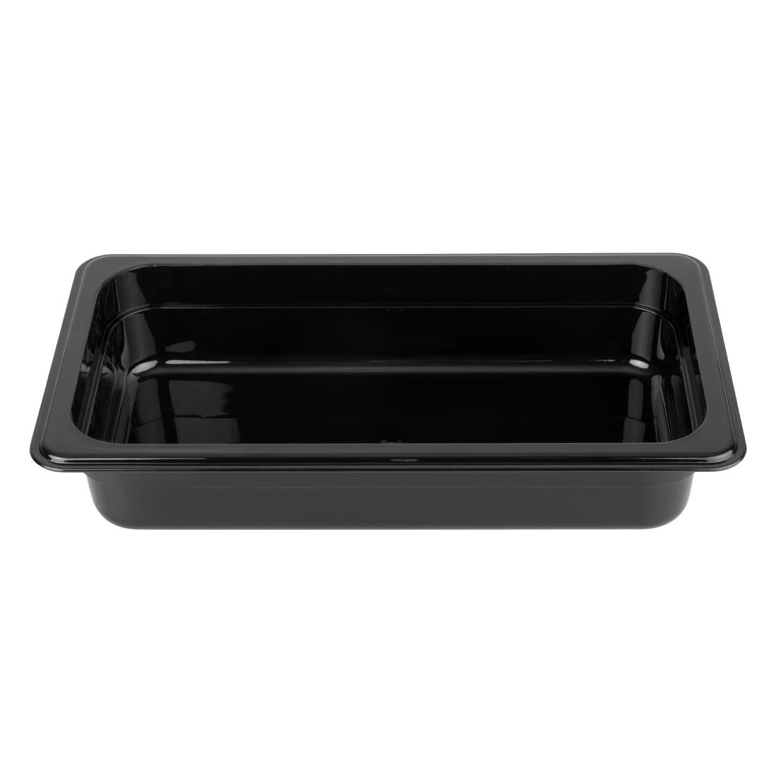 Vogue Polycarbonate 1/3 Gastronorm Container 65mm Black