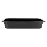 Vogue Polycarbonate 1/3 Gastronorm Container 65mm Black