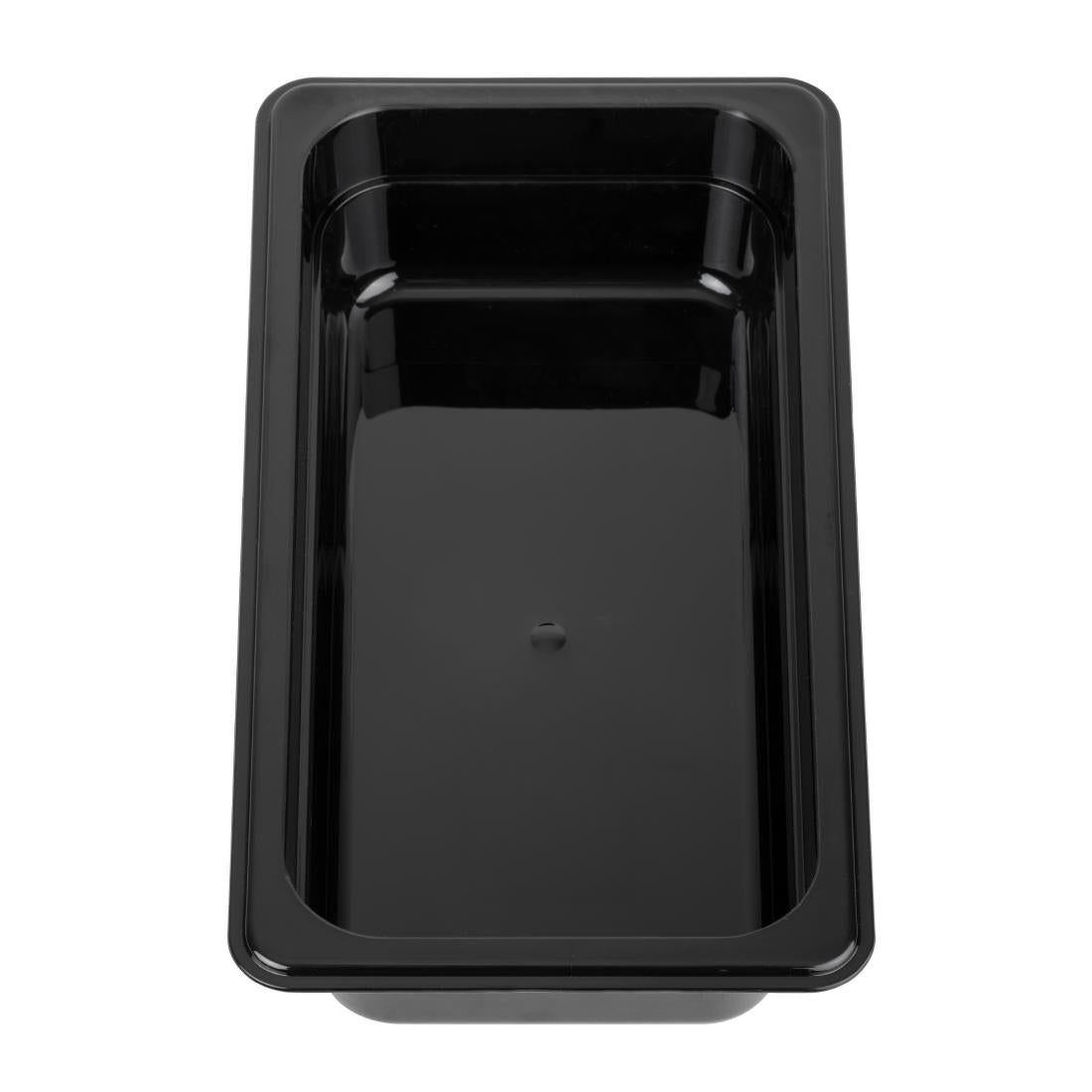 Vogue Polycarbonate 1/3 Gastronorm Container 65mm Black